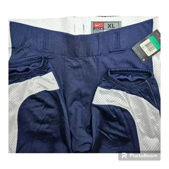 Nike Men's Open Field Football Pants Navy/White # 615745/420 NWT Choose Size - Picture 6 of 9